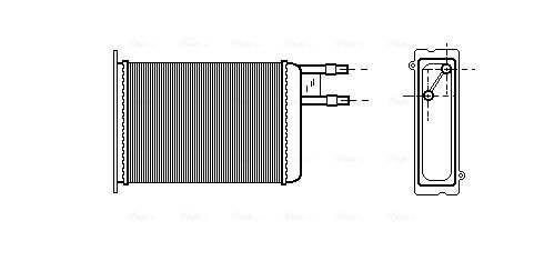 Obrázok Výmenník tepla vnútorného kúrenia AVA QUALITY COOLING  CN6128