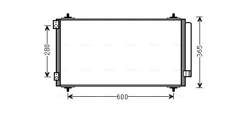 Obrázok Kondenzátor klimatizácie AVA QUALITY COOLING  CNA5271D