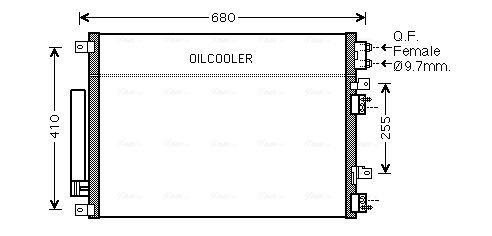 Obrázok Kondenzátor klimatizácie AVA QUALITY COOLING  CR5093D