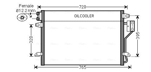 Obrázok Kondenzátor klimatizácie AVA QUALITY COOLING  CR5106