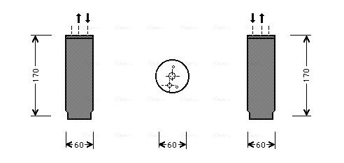 Obrázok vysúżač klimatizácie AVA QUALITY COOLING  CRD073