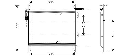 Obrázok Chladič plniaceho vzduchu AVA QUALITY COOLING  DN4438