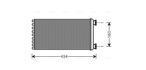 Obrázok Výmenník tepla vnútorného kúrenia AVA QUALITY COOLING  MN6022
