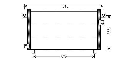 Obrázok Kondenzátor klimatizácie AVA QUALITY COOLING  DN5330