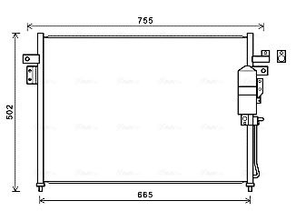 Obrázok Kondenzátor klimatizácie AVA QUALITY COOLING  DN5404D