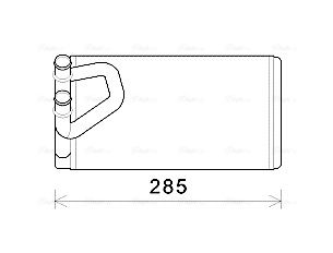 Obrázok Výmenník tepla vnútorného kúrenia AVA QUALITY COOLING  DN6373