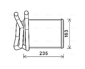 Obrázok Výmenník tepla vnútorného kúrenia AVA QUALITY COOLING  DN6426