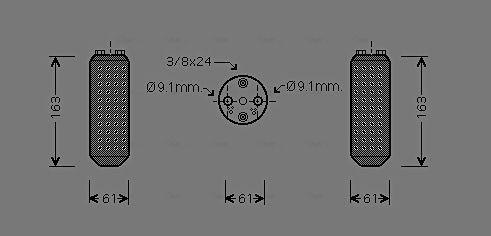 Obrázok vysúżač klimatizácie AVA QUALITY COOLING  DND037