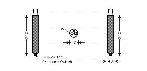 Obrázok vysúżač klimatizácie AVA QUALITY COOLING  DND267