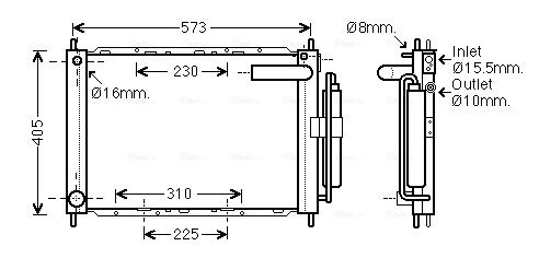 Obrázok Chladiaca jednotka AVA QUALITY COOLING  DNM370