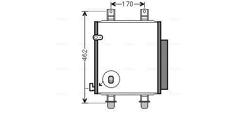 Obrázok Kondenzátor klimatizácie AVA QUALITY COOLING  DU5072D