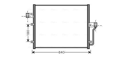 Obrázok Kondenzátor klimatizácie AVA QUALITY COOLING  DW5082