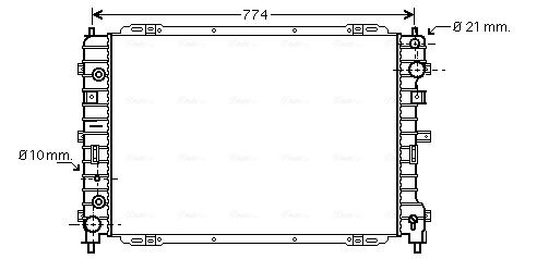 Obrázok Kondenzátor klimatizácie AVA QUALITY COOLING  DW5076