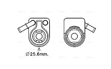 Obrázok Chladič motorového oleja AVA QUALITY COOLING  FD3622