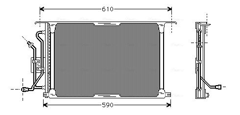 Obrázok Kondenzátor klimatizácie AVA QUALITY COOLING  FD5258