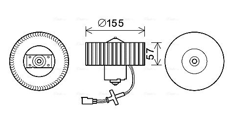 Obrázok Vnútorný ventilátor AVA QUALITY COOLING  FD8568