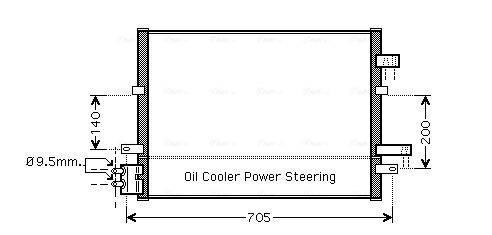 Obrázok Kondenzátor klimatizácie AVA QUALITY COOLING  FDA5377
