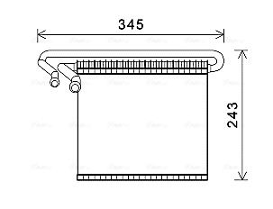 Obrázok Výparník klimatizácie AVA QUALITY COOLING  FDV491