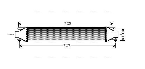 Obrázok Chladič plniaceho vzduchu AVA QUALITY COOLING  FT4321