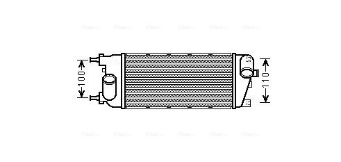 Obrázok Chladič plniaceho vzduchu AVA QUALITY COOLING  FT4455