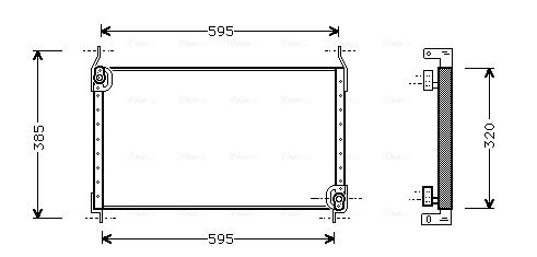 Obrázok Kondenzátor klimatizácie AVA QUALITY COOLING  FT5173