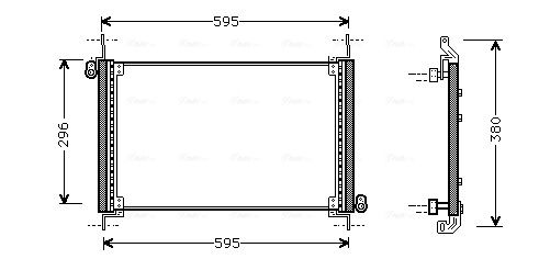 Obrázok Kondenzátor klimatizácie AVA QUALITY COOLING  FT5187