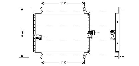 Obrázok Kondenzátor klimatizácie AVA QUALITY COOLING  FT5206