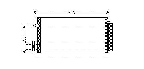 Obrázok Kondenzátor klimatizácie AVA QUALITY COOLING  FTA5310D