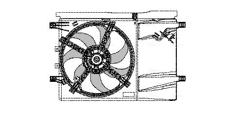 Obrázok Ventilátor chladenia motora AVA QUALITY COOLING  FT7532