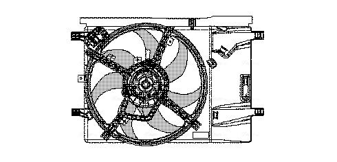 Obrázok Ventilátor chladenia motora AVA QUALITY COOLING  FT7533
