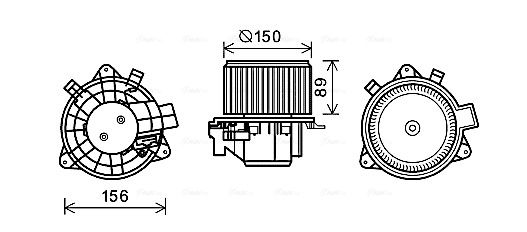 Obrázok Vnútorný ventilátor AVA QUALITY COOLING  FT8417