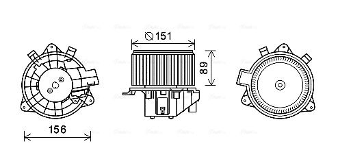 Obrázok Vnútorný ventilátor AVA QUALITY COOLING  FT8439