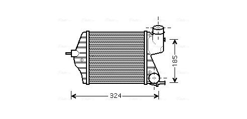 Obrázok Chladič plniaceho vzduchu AVA QUALITY COOLING  FTA4309