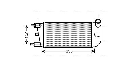 Obrázok Chladič plniaceho vzduchu AVA QUALITY COOLING  FTA4352