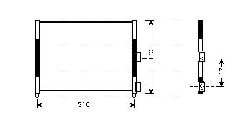 Obrázok Kondenzátor klimatizácie AVA QUALITY COOLING  FTA5303