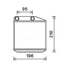Obrázok Výmenník tepla vnútorného kúrenia AVA QUALITY COOLING  FTA6313