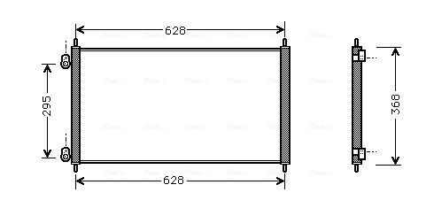 Obrázok Kondenzátor klimatizácie AVA QUALITY COOLING  HD5106