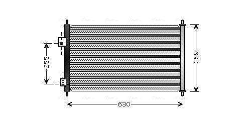Obrázok Kondenzátor klimatizácie AVA QUALITY COOLING  HD5165