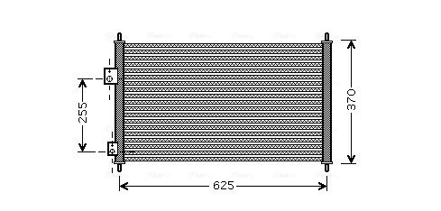 Obrázok Kondenzátor klimatizácie AVA QUALITY COOLING  HD5202