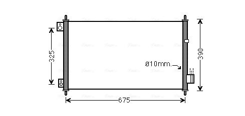 Obrázok Kondenzátor klimatizácie AVA QUALITY COOLING  HD5229
