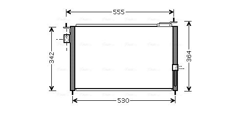 Obrázok Kondenzátor klimatizácie AVA QUALITY COOLING  HDA5209