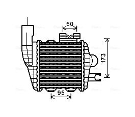 Obrázok Chladič plniaceho vzduchu AVA QUALITY COOLING  HY4226