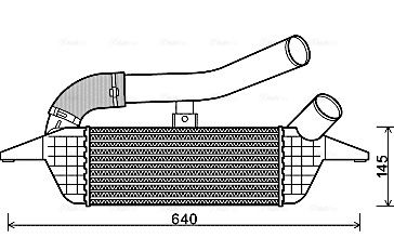 Obrázok Chladič plniaceho vzduchu AVA QUALITY COOLING  HY4228