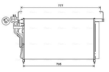 Obrázok Kondenzátor klimatizácie AVA QUALITY COOLING  HY5347D