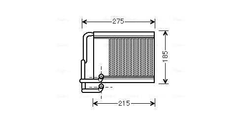 Obrázok Výmenník tepla vnútorného kúrenia AVA QUALITY COOLING  HY6213