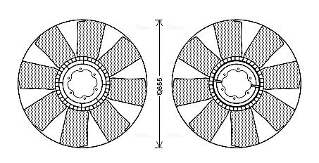 Obrázok Kompresor klimatizácie AVA QUALITY COOLING  HYK201