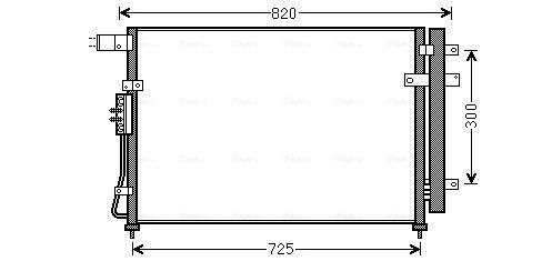 Obrázok Kondenzátor klimatizácie AVA QUALITY COOLING  KAA5138D