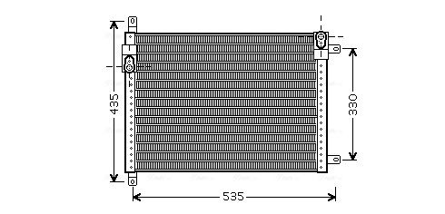 Obrázok Kondenzátor klimatizácie AVA QUALITY COOLING  LC5089