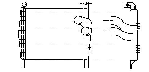 Obrázok Chladič plniaceho vzduchu AVA QUALITY COOLING  ME4181