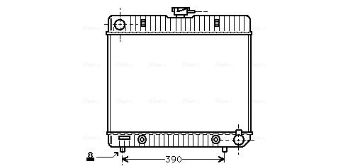 Obrázok Chladič motora AVA QUALITY COOLING  MS2063